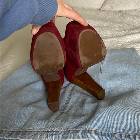 Burgundy Jeffrey Campbell LITA booties! - Picture 4 of 4